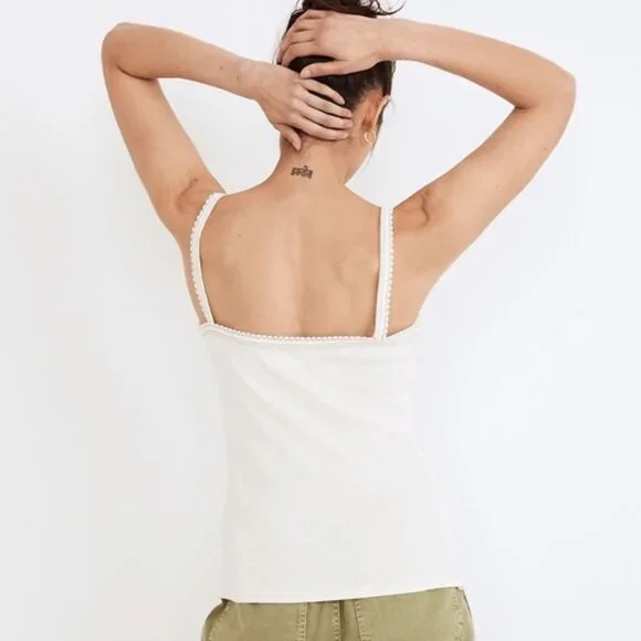 NWOT Madewell Thompson Cami Tank in Undyed S - Picture 6 of 6